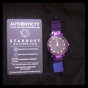 Purple stardust watch